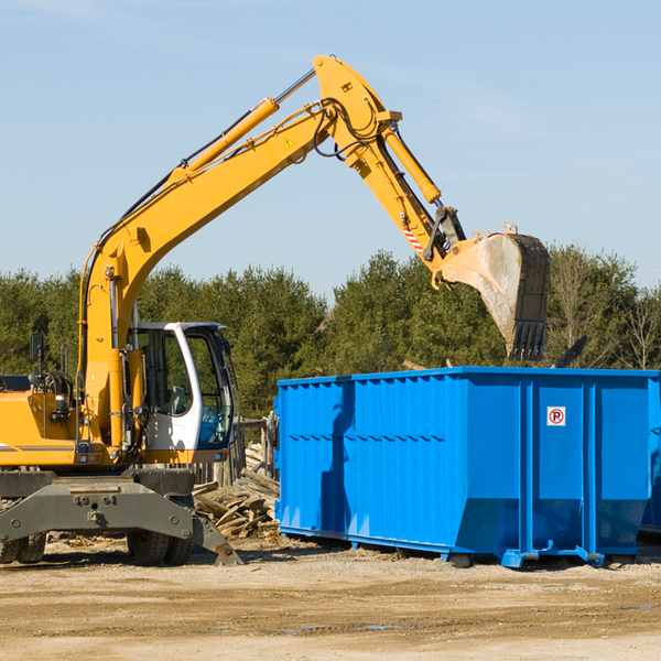 can i rent a residential dumpster for a construction project in Hitchcock